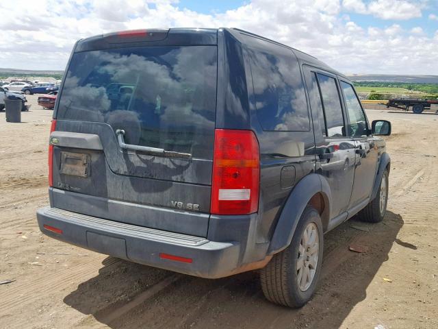 SALAD25445A331271 - 2005 LAND ROVER LR3 SE BLACK photo 4