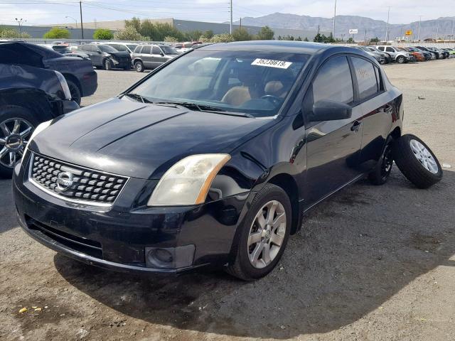 3N1AB61E57L614540 - 2007 NISSAN SENTRA 2.0 BLACK photo 2