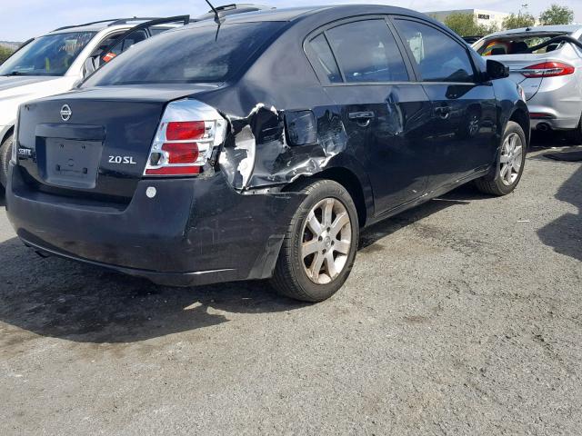 3N1AB61E57L614540 - 2007 NISSAN SENTRA 2.0 BLACK photo 4