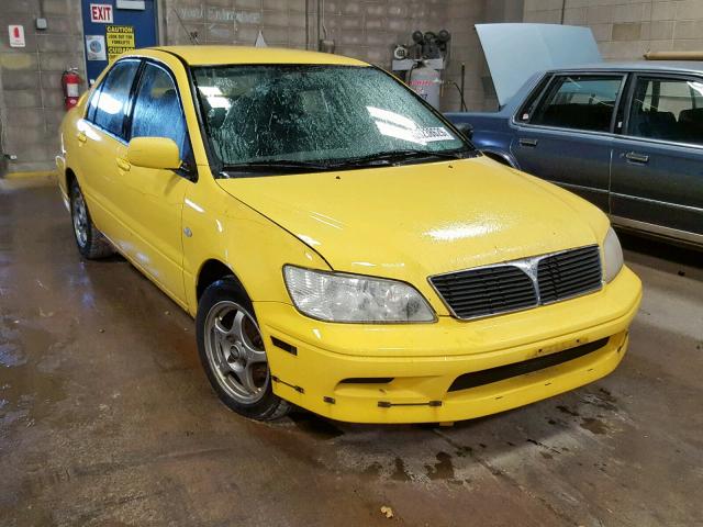 JA3AJ86E12U017533 - 2002 MITSUBISHI LANCER OZ YELLOW photo 1