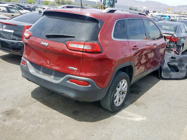 1C4PJLCB1HW502468 - 2017 JEEP CHEROKEE L RED photo 4