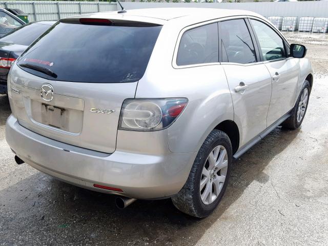 JM3ER293270128150 - 2007 MAZDA CX-7 SILVER photo 4