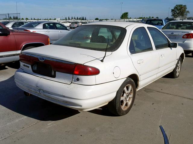 1FAFP6633XK221526 - 1999 FORD CONTOUR SE WHITE photo 4