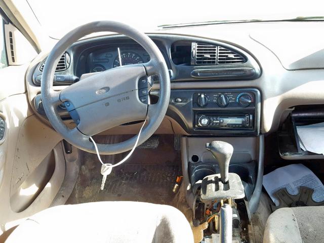 1FAFP6633XK221526 - 1999 FORD CONTOUR SE WHITE photo 9