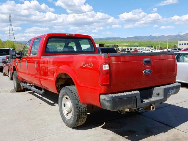 1FTWW31YX8ED02229 - 2008 FORD F350 SRW S RED photo 3