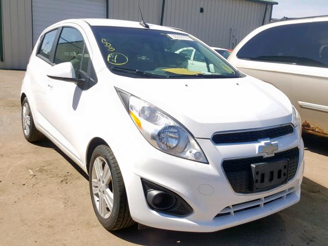 KL8CA6S99EC583420 - 2014 CHEVROLET SPARK LS WHITE photo 1