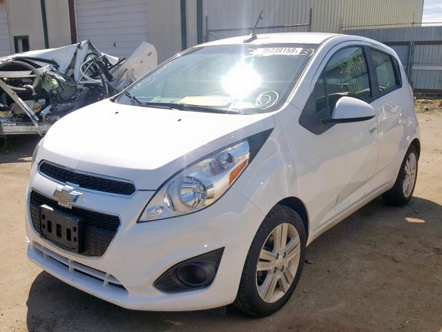 KL8CA6S99EC583420 - 2014 CHEVROLET SPARK LS WHITE photo 2