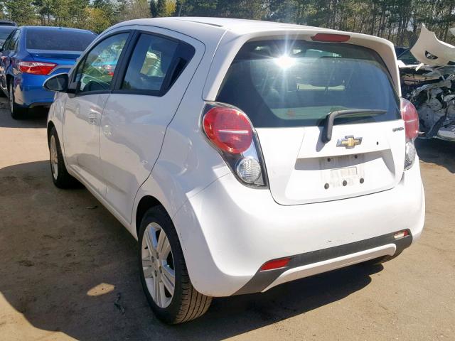 KL8CA6S99EC583420 - 2014 CHEVROLET SPARK LS WHITE photo 3