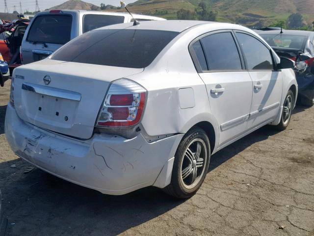 3N1AB6AP4AL725024 - 2010 NISSAN SENTRA 2.0 WHITE photo 4