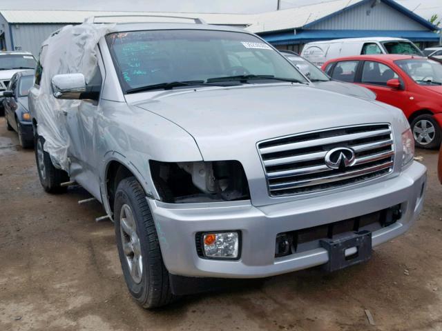 5N3AA08C86N805968 - 2006 INFINITI QX56 SILVER photo 1