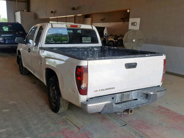 1GCCS196368248239 - 2006 CHEVROLET COLORADO WHITE photo 3