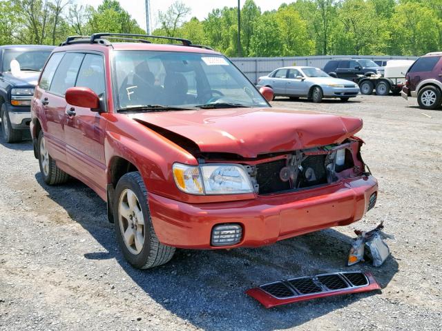 JF1SF65641H754759 - 2001 SUBARU FORESTER S RED photo 1