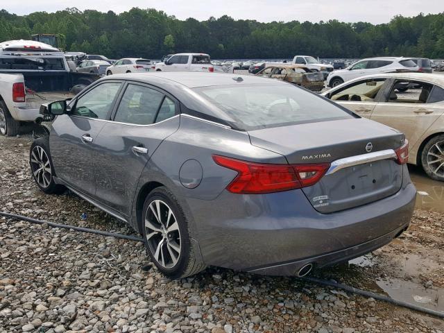 1N4AA6AP6JC405723 - 2018 NISSAN MAXIMA 3.5 GRAY photo 3