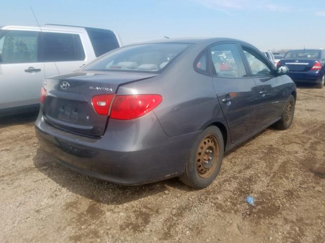 KMHDU46D57U033534 - 2007 HYUNDAI ELANTRA GLS  photo 4