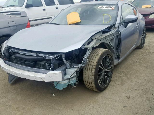 JF1ZNAA16G9703779 - 2016 TOYOTA SCION FR-S SILVER photo 2