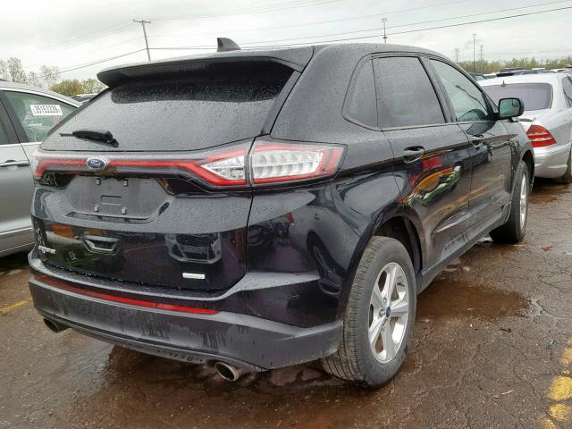 2FMPK3G98GBC51271 - 2016 FORD EDGE SE BLACK photo 4