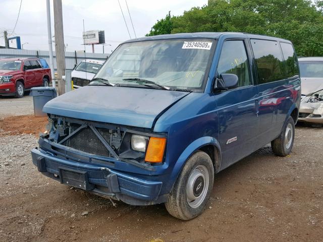 1GNDM15Z9PB211092 - 1993 CHEVROLET ASTRO BLUE photo 2