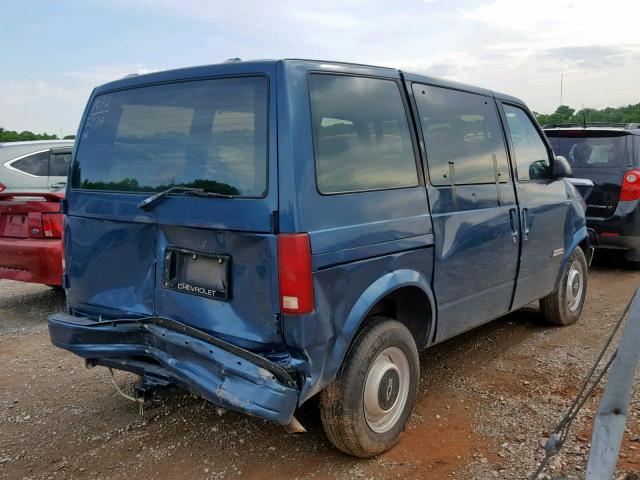 1GNDM15Z9PB211092 - 1993 CHEVROLET ASTRO BLUE photo 4