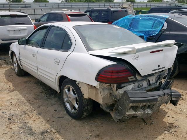 1G2NE52E2XC576294 - 1999 PONTIAC GRAND AM S WHITE photo 3