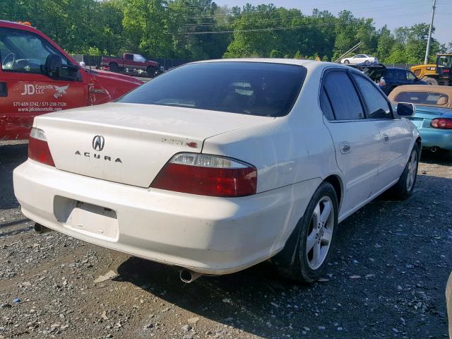 19UUA56932A049788 - 2002 ACURA 3.2TL TYPE WHITE photo 4