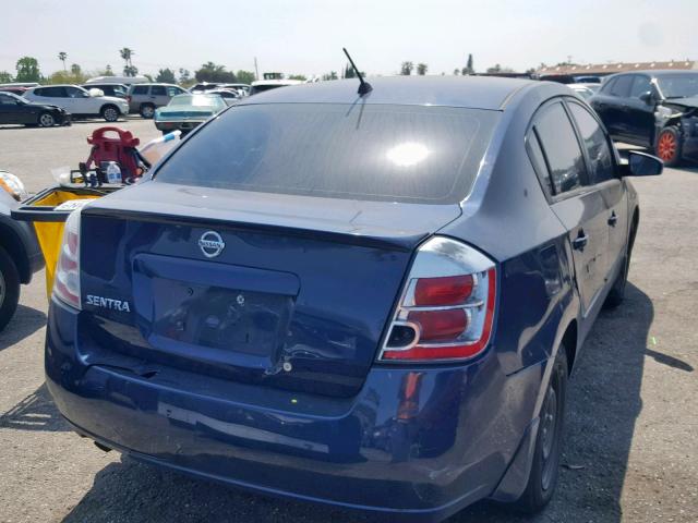 3N1AB61E88L668108 - 2008 NISSAN SENTRA 2.0 BLUE photo 4