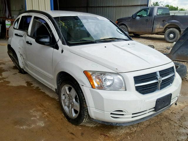 1B3HB48B27D321469 - 2007 DODGE CALIBER SX WHITE photo 1