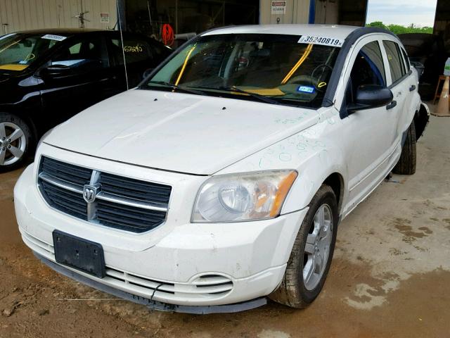 1B3HB48B27D321469 - 2007 DODGE CALIBER SX WHITE photo 2