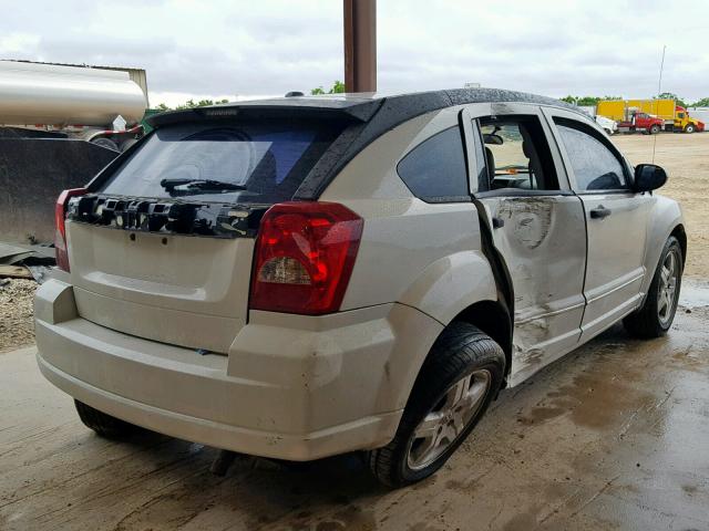 1B3HB48B27D321469 - 2007 DODGE CALIBER SX WHITE photo 4