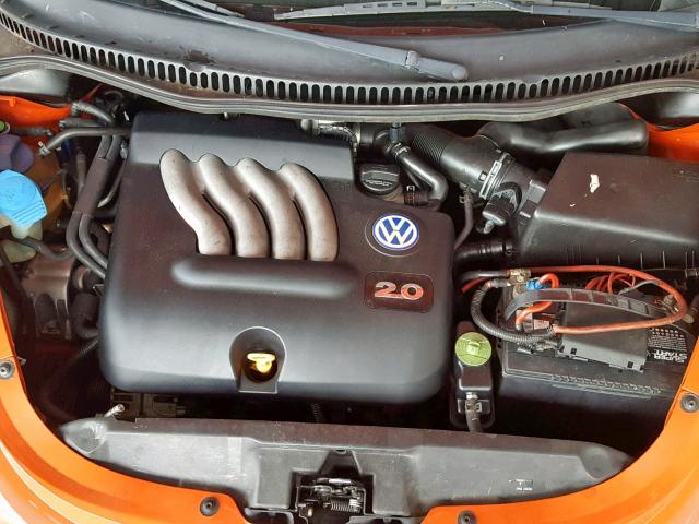 3VWBK21C83M413547 - 2003 VOLKSWAGEN NEW BEETLE ნარინჯისფერი ფოტო 7