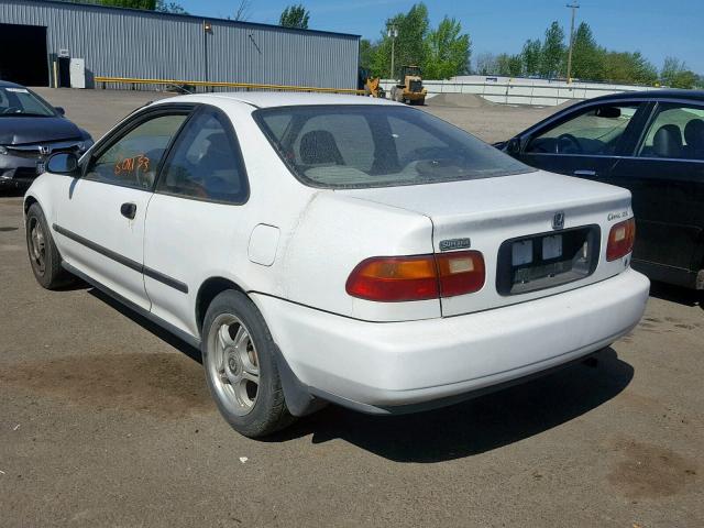 2HGEJ2143PH511158 - 1993 HONDA CIVIC DX WHITE photo 3