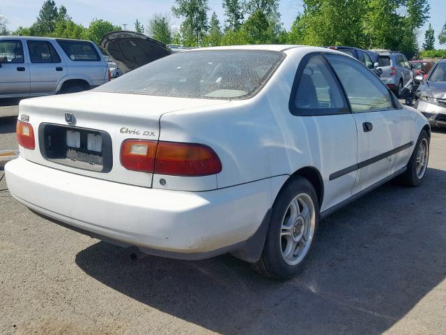 2HGEJ2143PH511158 - 1993 HONDA CIVIC DX WHITE photo 4