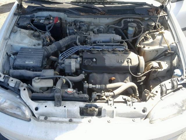 2HGEJ2143PH511158 - 1993 HONDA CIVIC DX WHITE photo 7