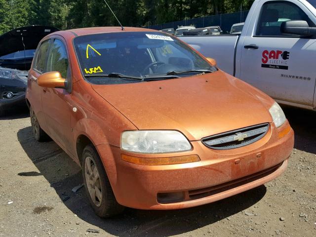 KL1TD66647B764830 - 2007 CHEVROLET AVEO BASE Қызғылт сары фото 1