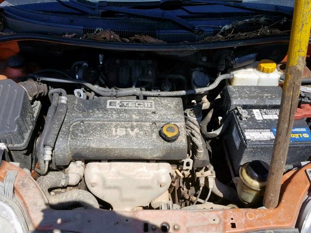 KL1TD66647B764830 - 2007 CHEVROLET AVEO BASE Қызғылт сары фото 7