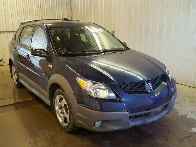 5Y2SL62844Z443758 - 2004 PONTIAC VIBE BLUE photo 1