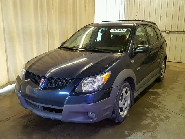 5Y2SL62844Z443758 - 2004 PONTIAC VIBE BLUE photo 2