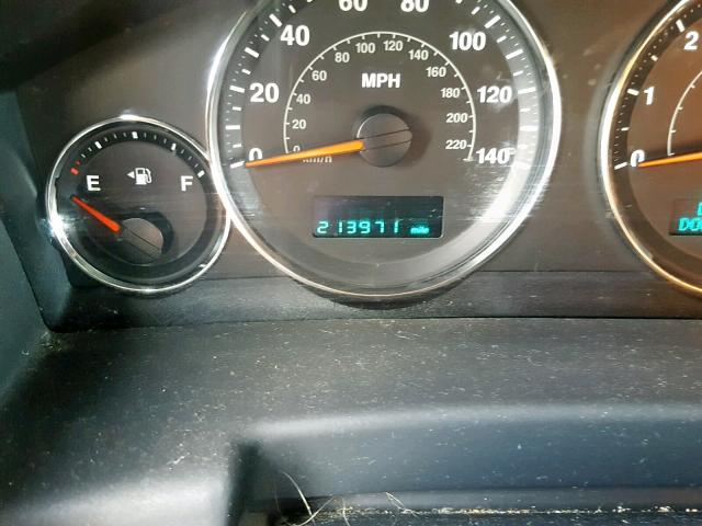 1J8HG48K37C632844 - 2007 JEEP COMMANDER BLACK photo 8