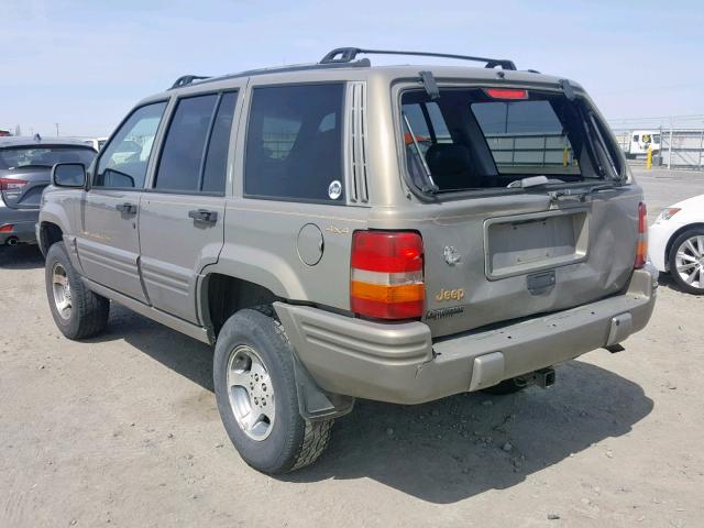 1J4GZ78S9TC305884 - 1996 JEEP GRAND CHER BROWN photo 3