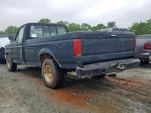 1FTDF15Y8MLA47754 - 1991 FORD F150 BLACK photo 3