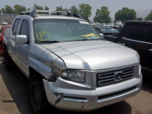 2HJYK16547H549286 - 2007 HONDA RIDGELINE SILVER photo 1