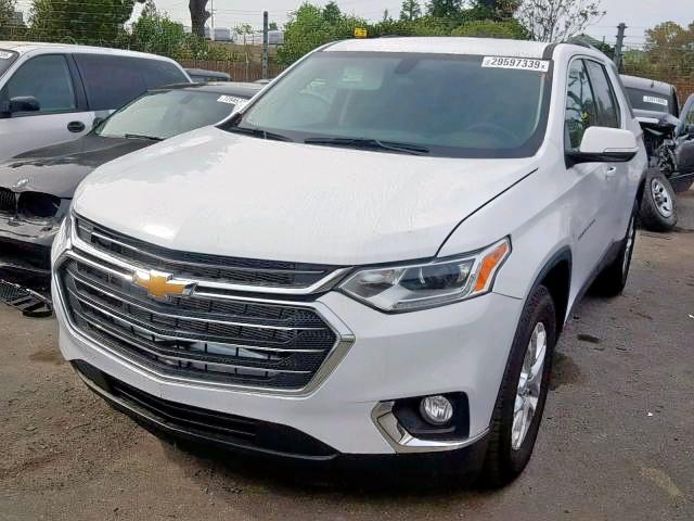 1GNERGKW2JJ205280 - 2018 CHEVROLET TRAVERSE L WHITE photo 2