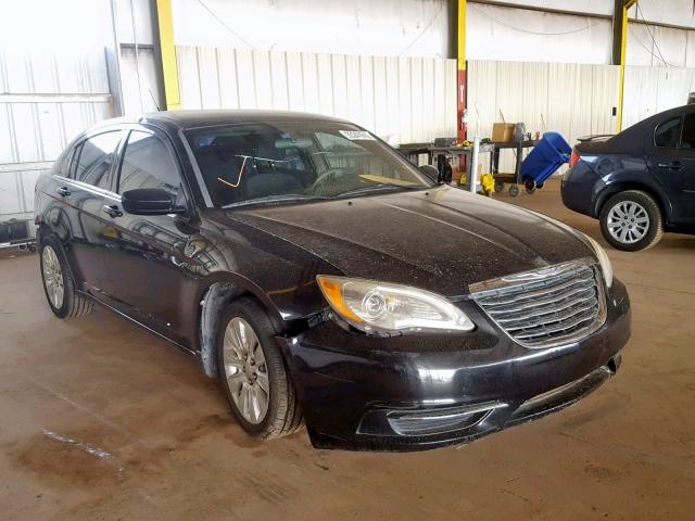 1C3BC4FB2BN521747 - 2011 CHRYSLER 200 LX BLACK photo 1