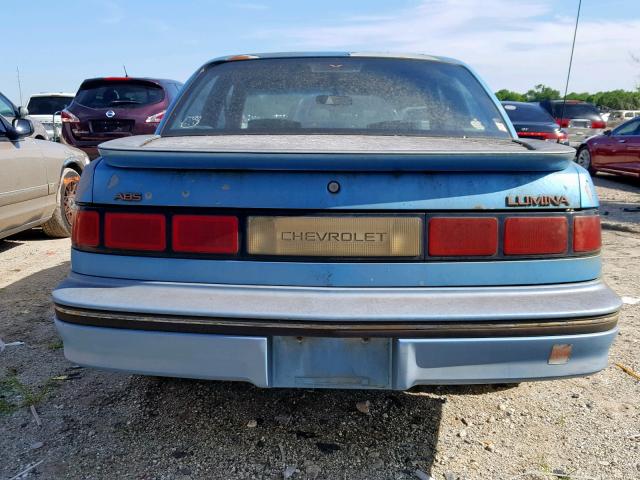 2G1WN54T9N1161142 - 1992 CHEVROLET LUMINA EUR BLUE photo 10