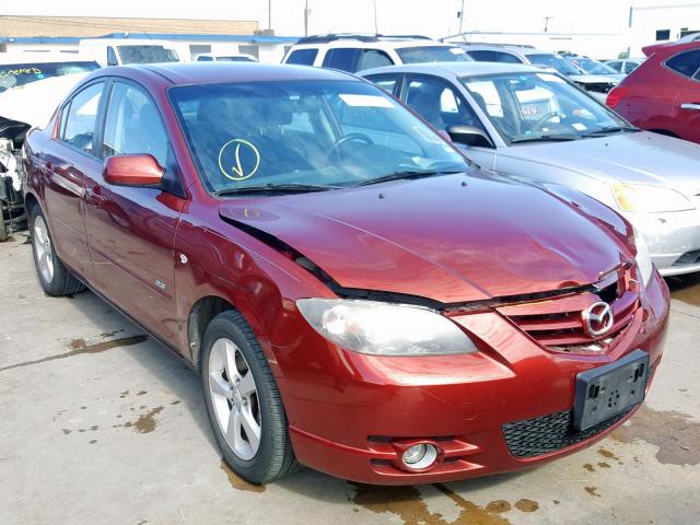 JM1BK323761505094 - 2006 MAZDA 3 S BURGUNDY photo 1