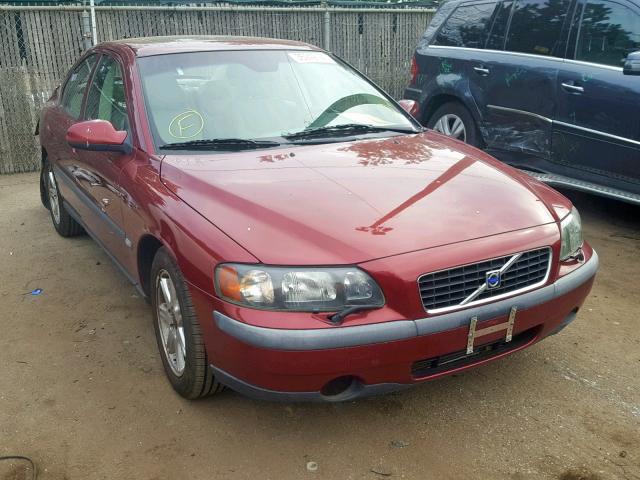 YV1RS61T932241071 - 2003 VOLVO S60 MAROON photo 1