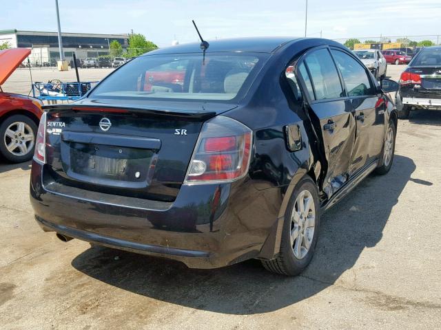 3N1AB6AP2AL701529 - 2010 NISSAN SENTRA 2.0 BLACK photo 4