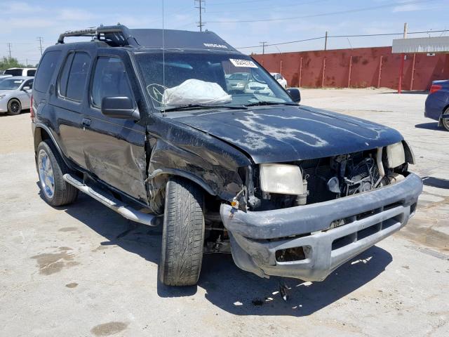 5N1ED28T6YC537157 - 2000 NISSAN XTERRA XE BLACK photo 1