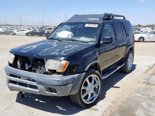 5N1ED28T6YC537157 - 2000 NISSAN XTERRA XE BLACK photo 2