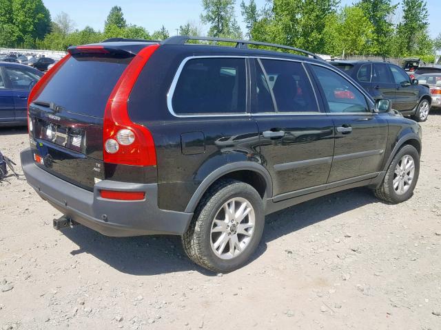 YV1CM911951165425 - 2005 VOLVO XC90 T6 BLACK photo 4