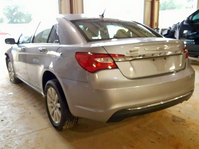 1C3CCBBBXDN672269 - 2013 CHRYSLER 200 TOURIN GRAY photo 3